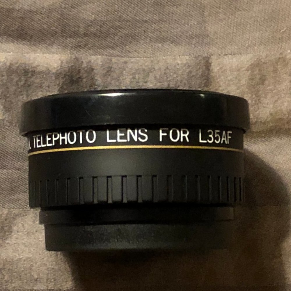Imado Telephoto and Wideangle Lenses For L35AF With Case- Used